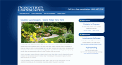 Desktop Screenshot of countrylawnscapes.com